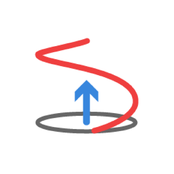 WIKII Tools Curve Delta Z(曲线转为空间曲线)