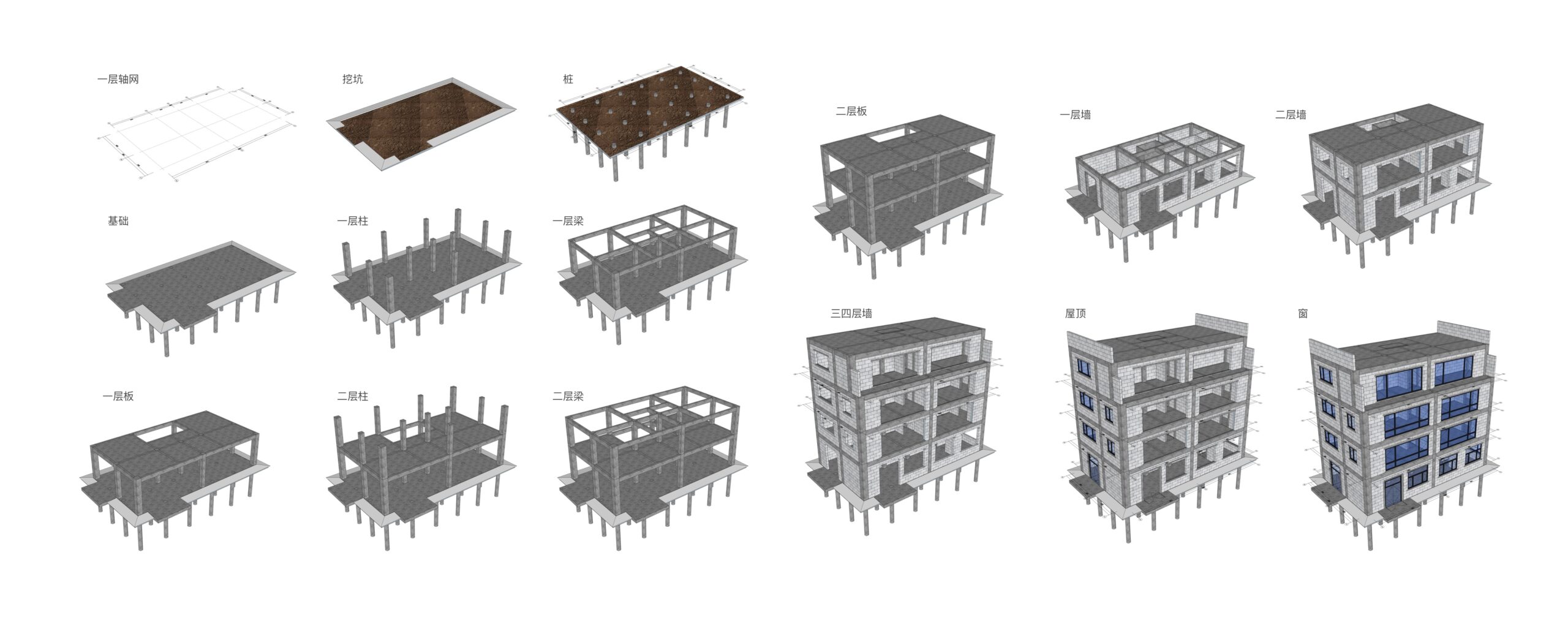 建模步骤详细拆分讲解